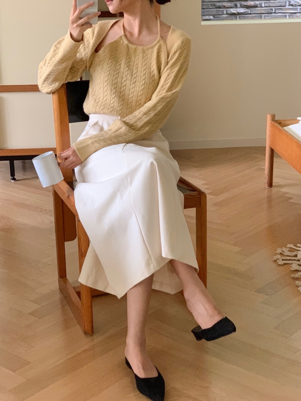 KALI Halter bolero sweater