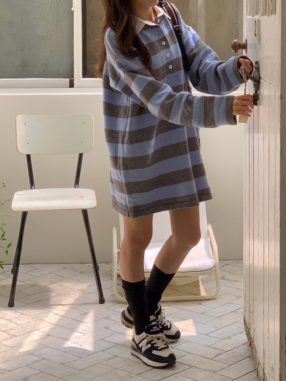 LENAS Oversized mini dress