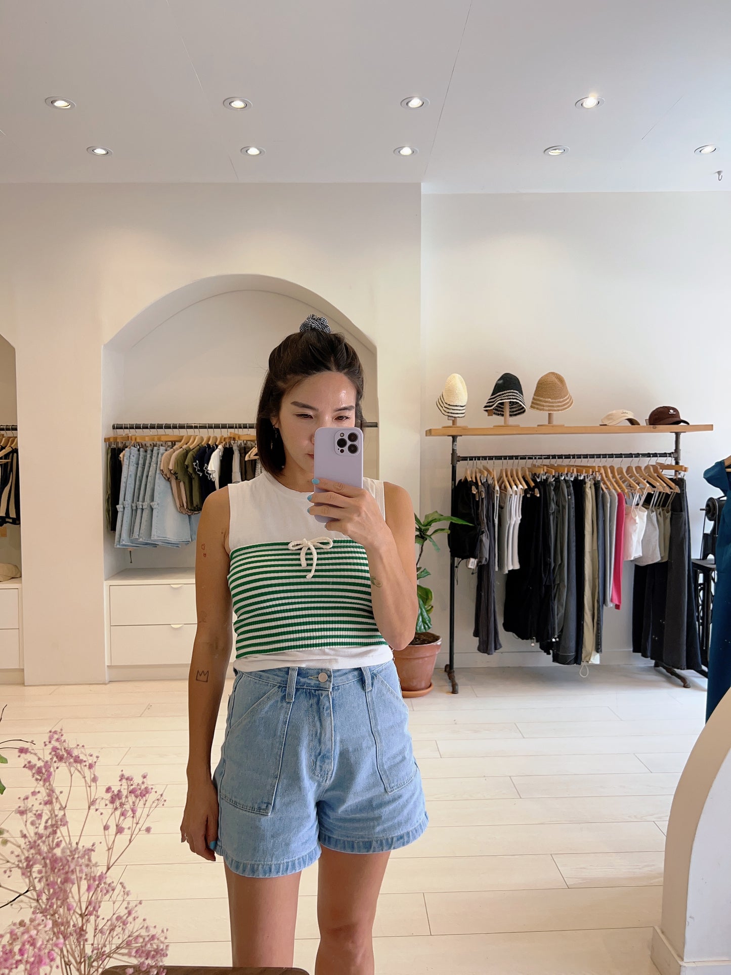 MIYA Stripe tube top