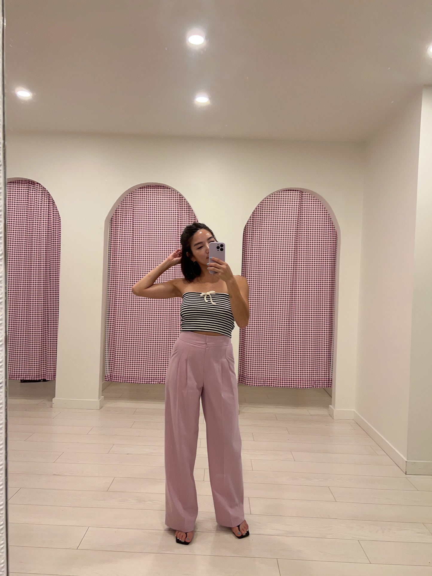 MIYA Stripe tube top