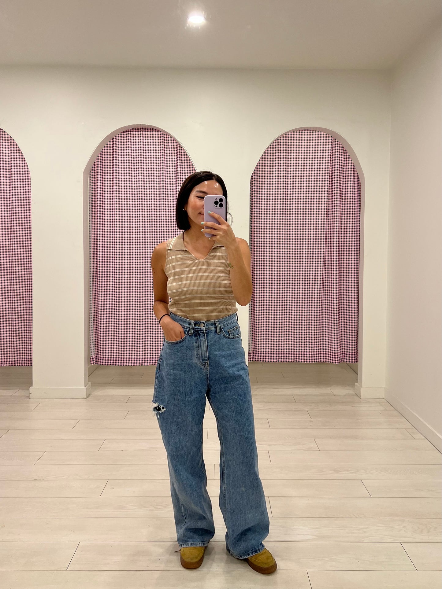 VIBE Side ripped jeans