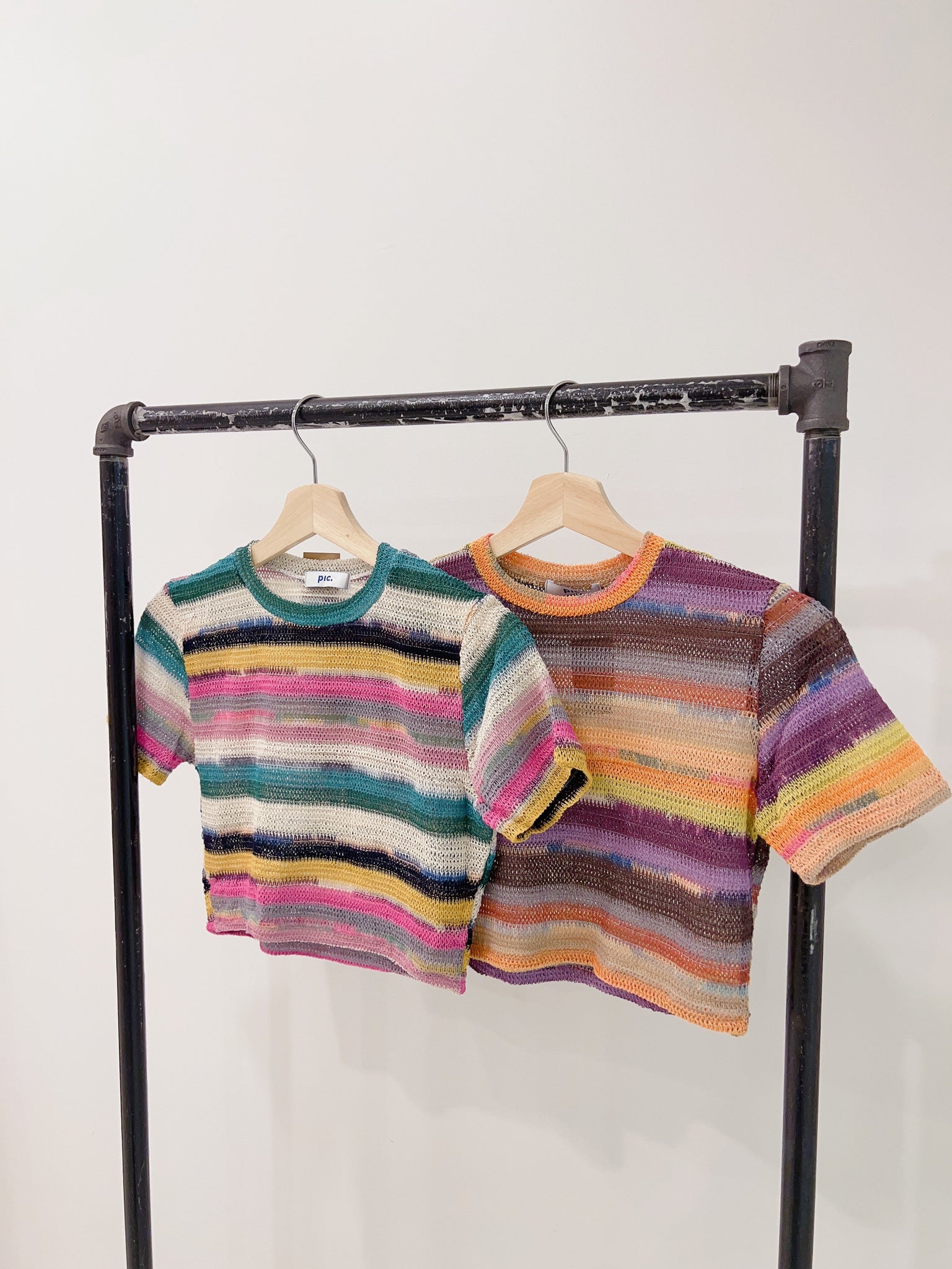 LOLA Rainbow knit top