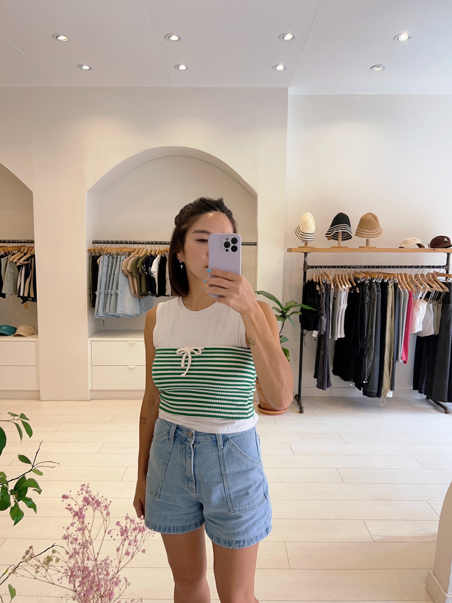 MIYA Stripe tube top