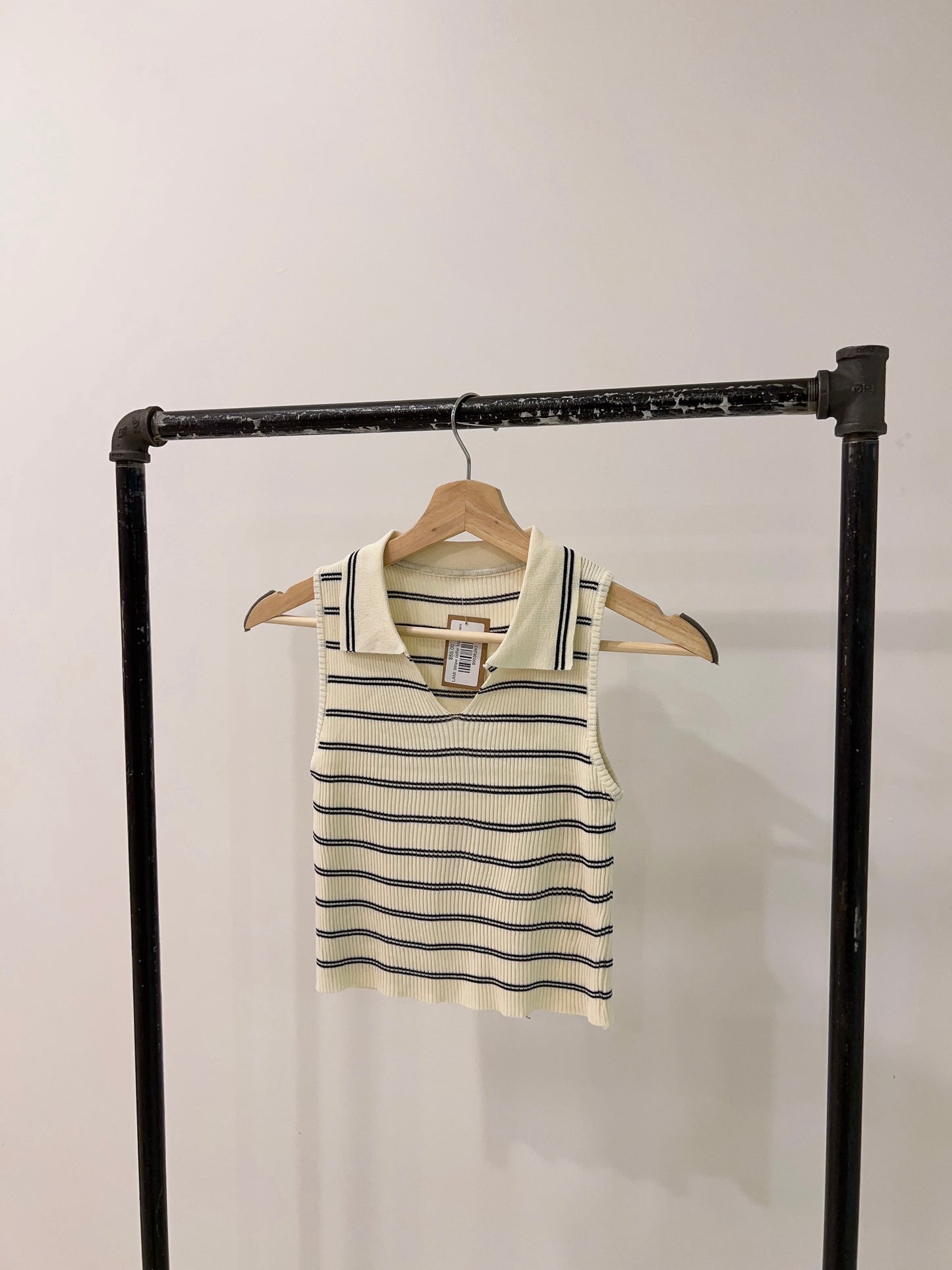LAMI Stripe collar top