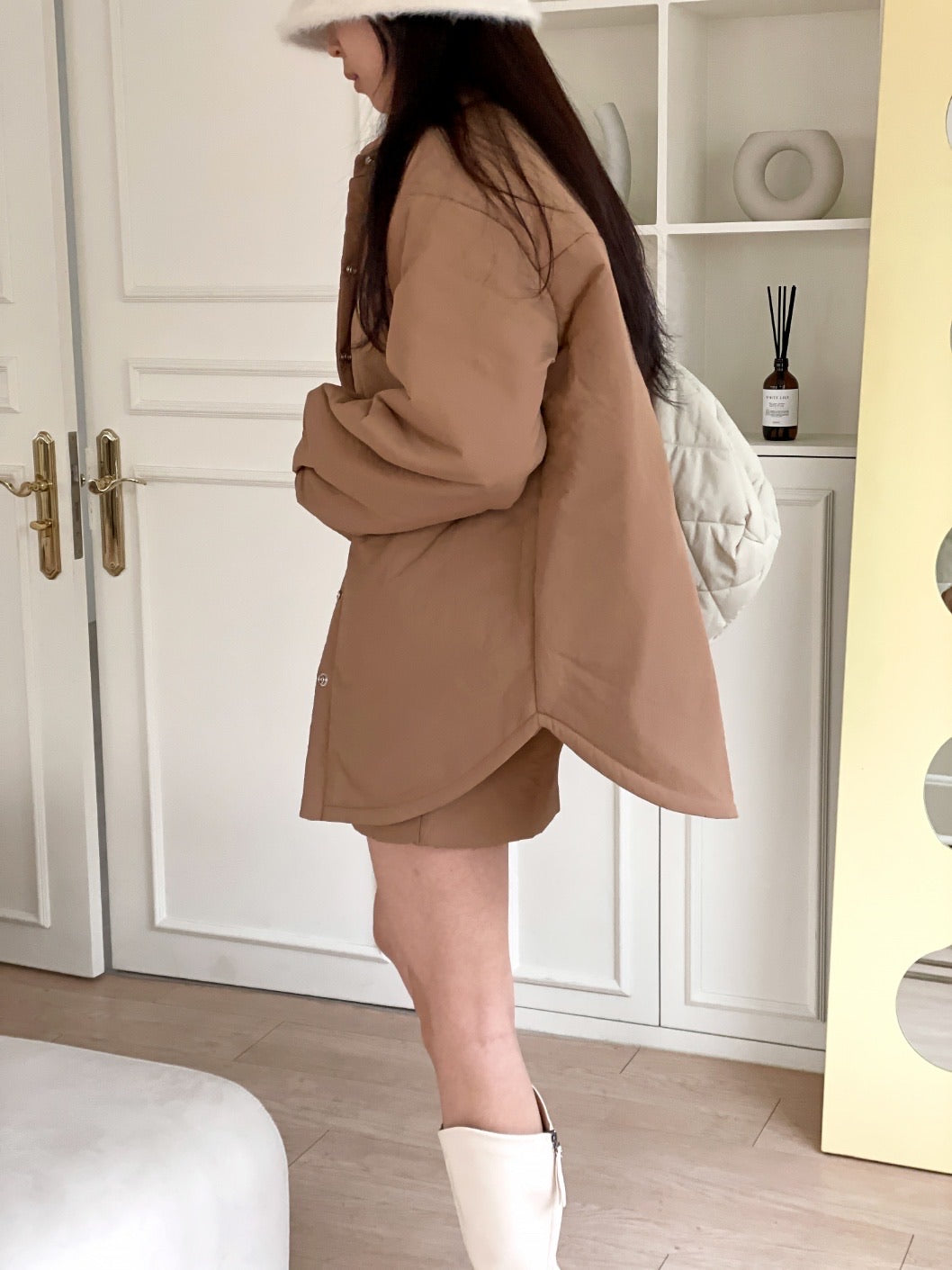 JUNO Padded mini skirt
