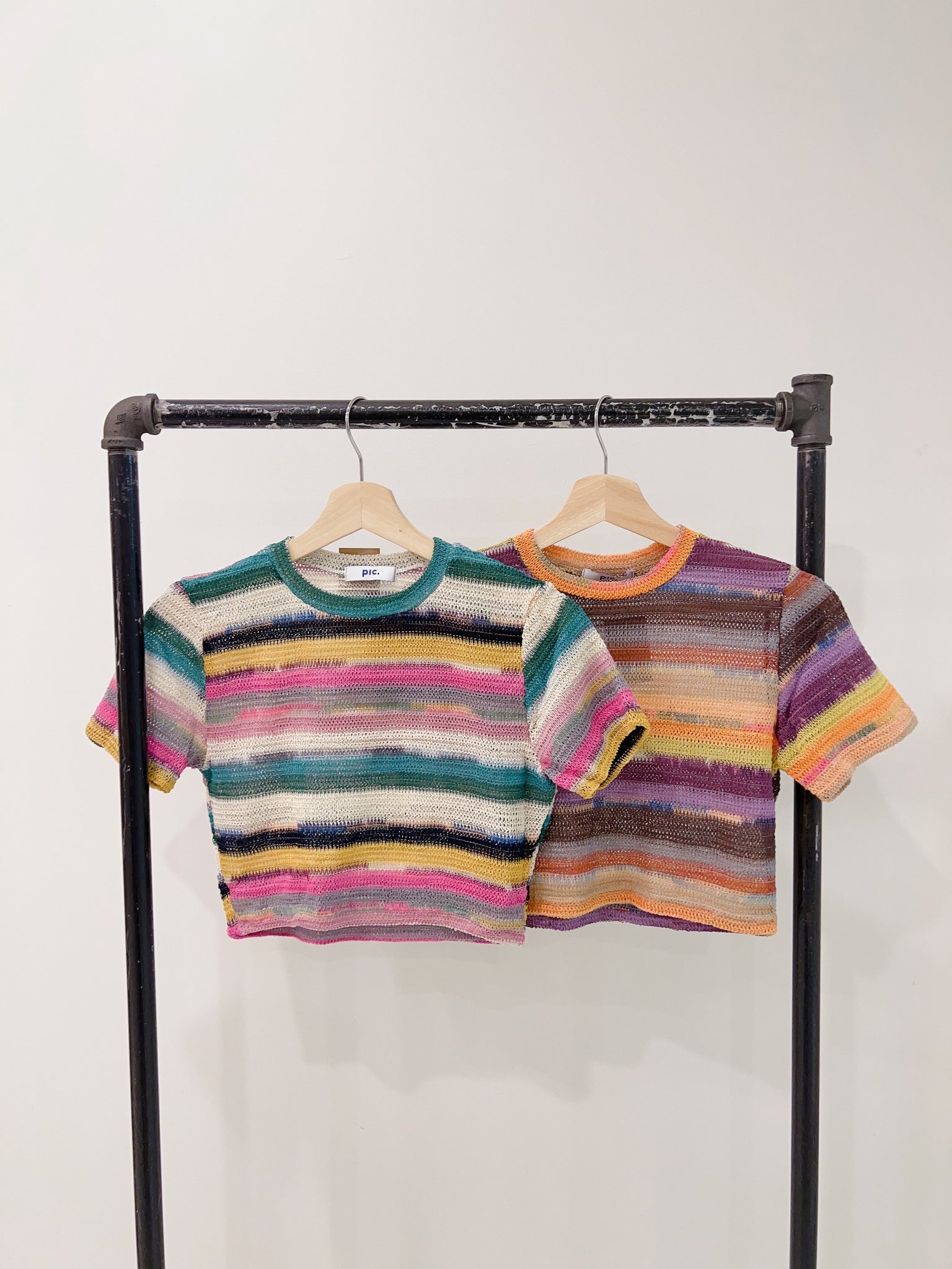 LOLA Rainbow knit top