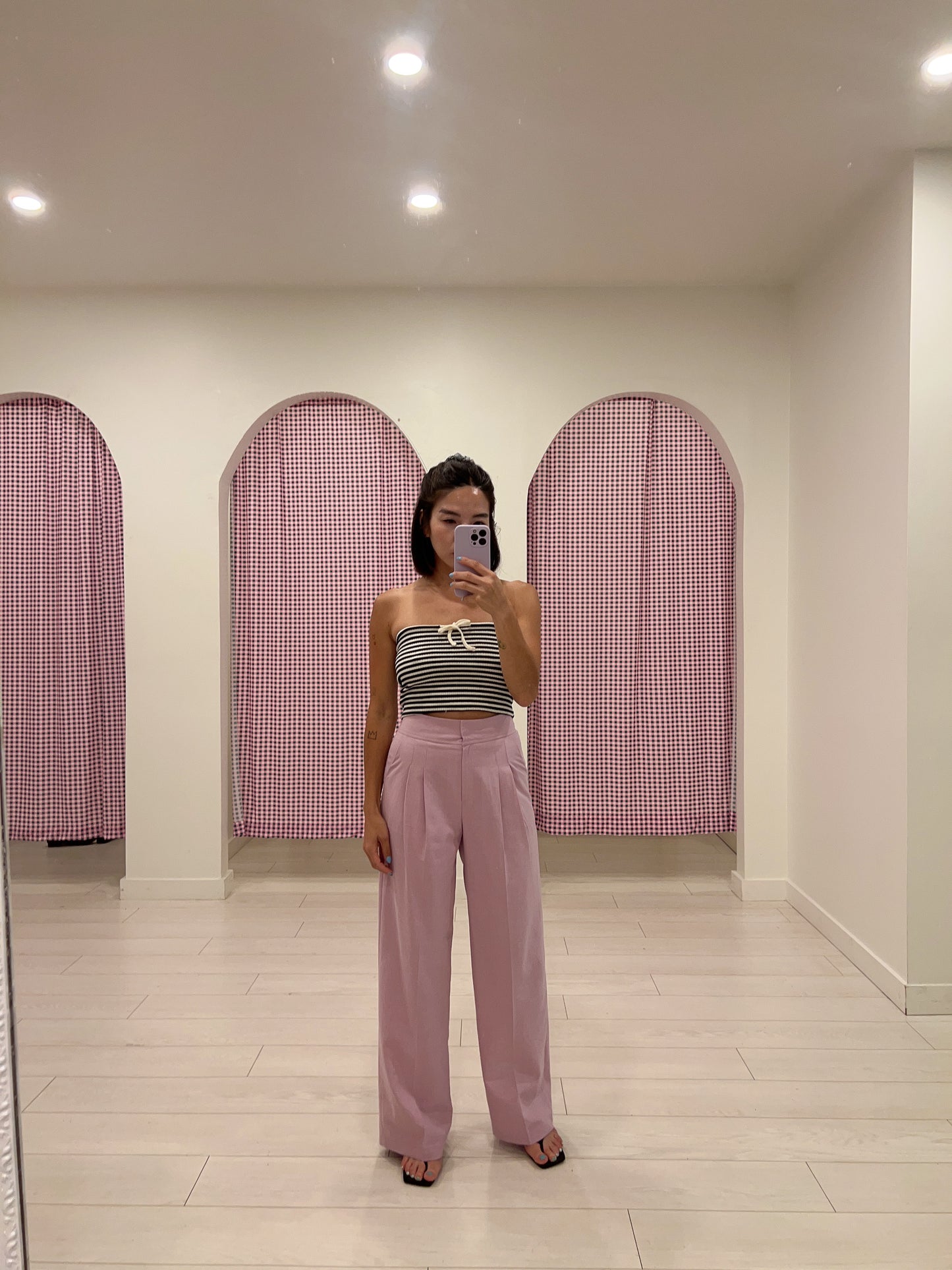 MIYA Stripe tube top