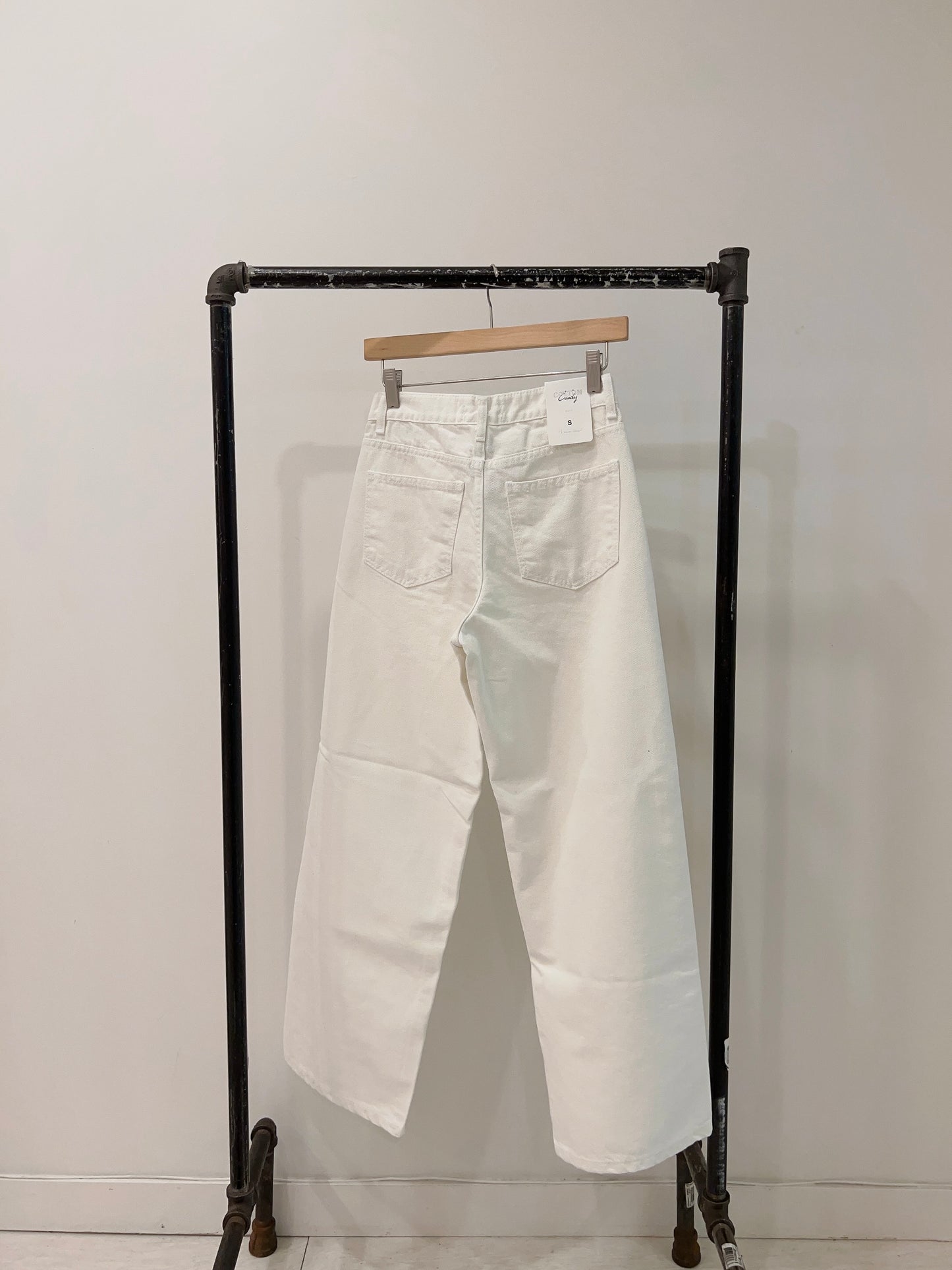 PEARL White denim jeans