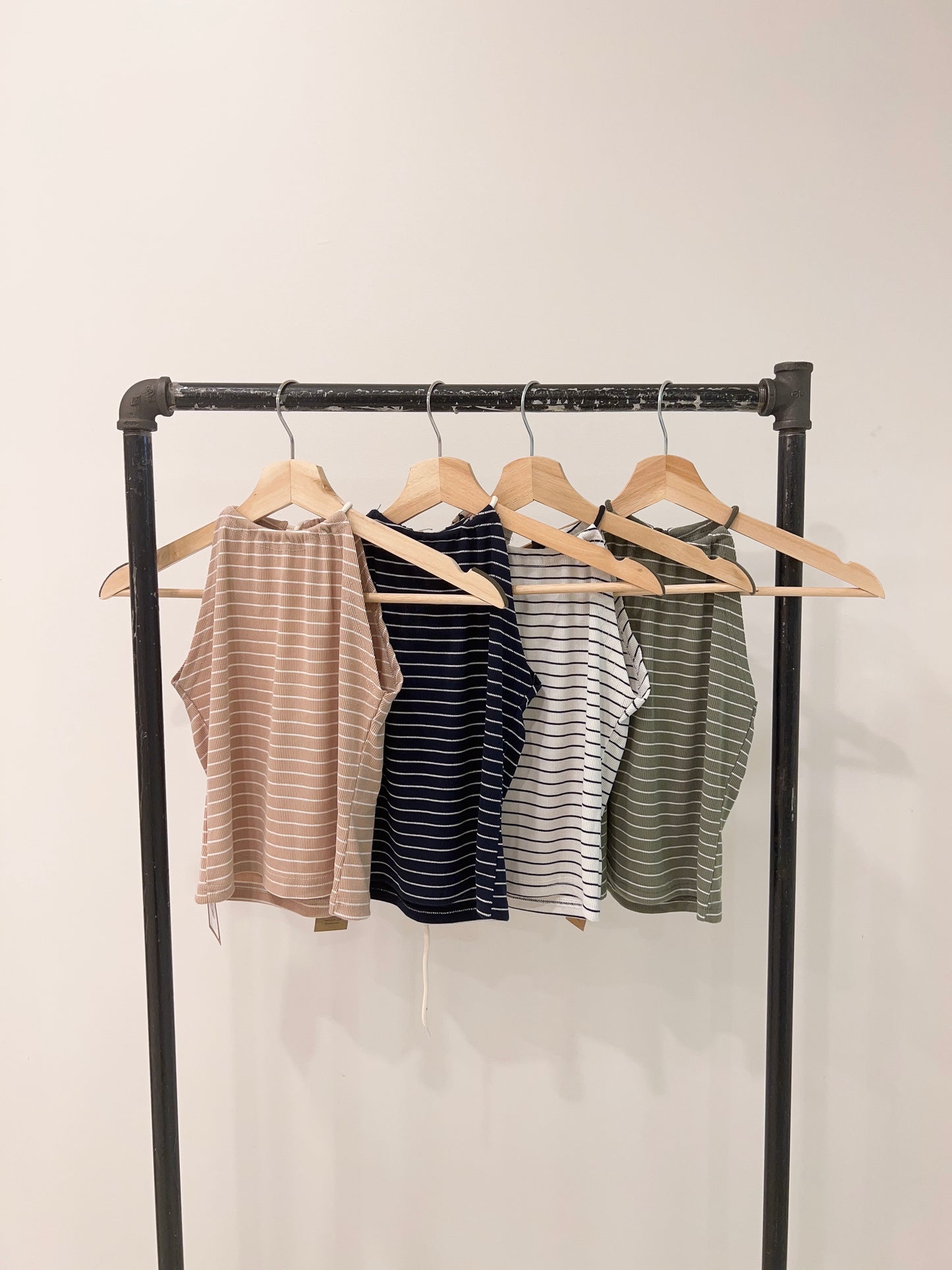 LULU Stripe halter top