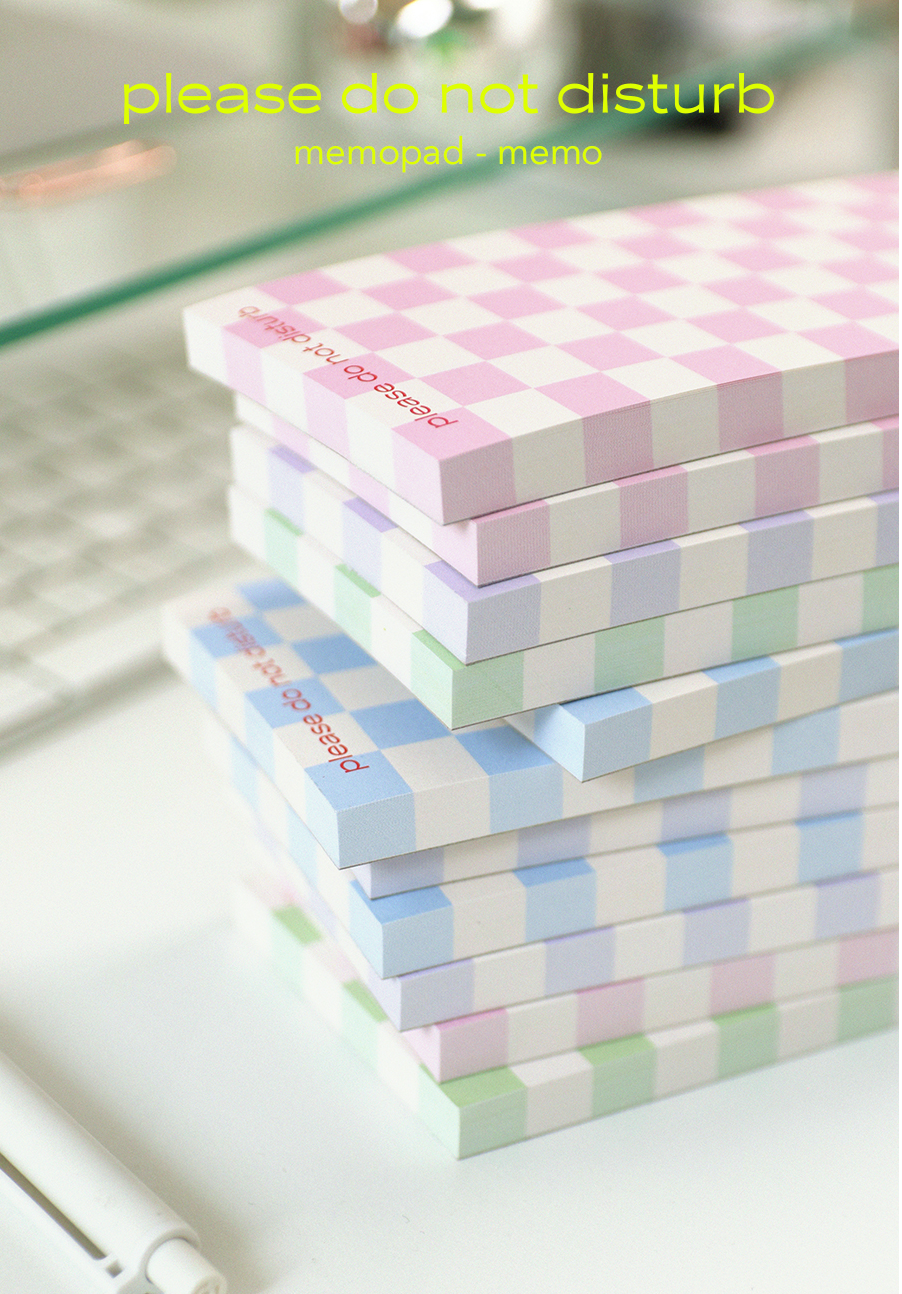 PAPER Checker memo pad