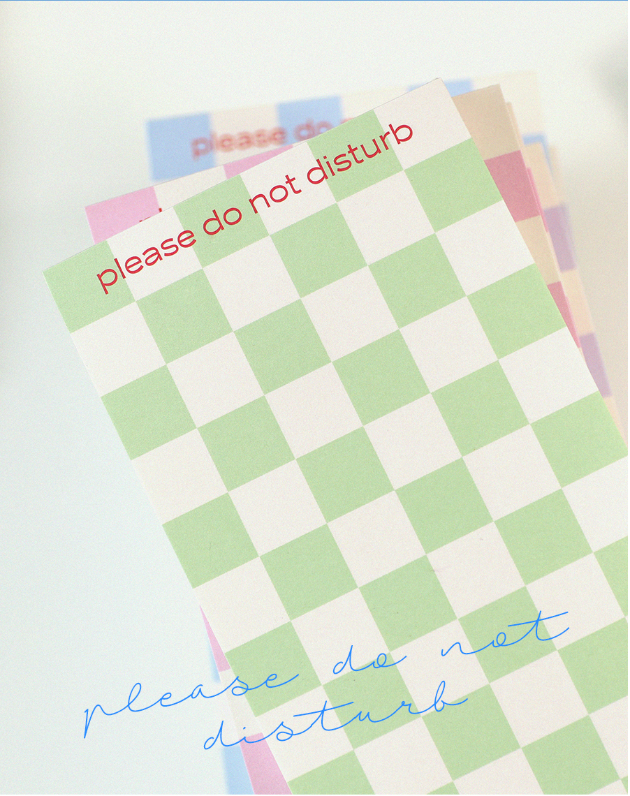 PAPER Checker memo pad