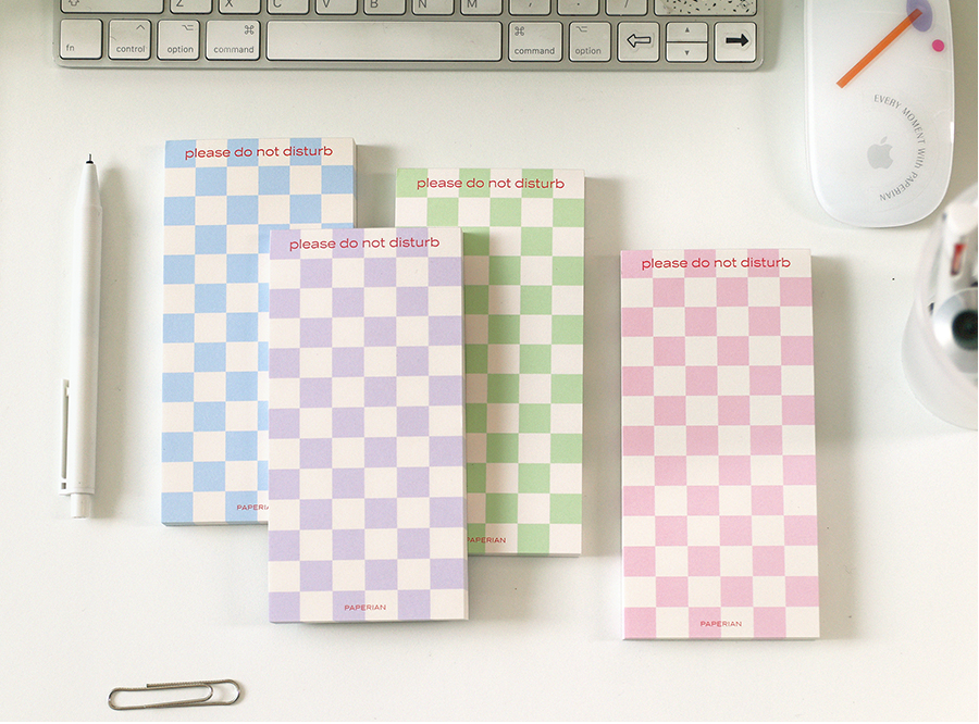 PAPER Checker memo pad