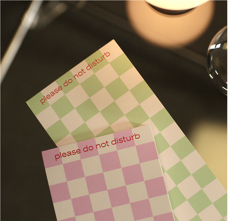 PAPER Checker memo pad