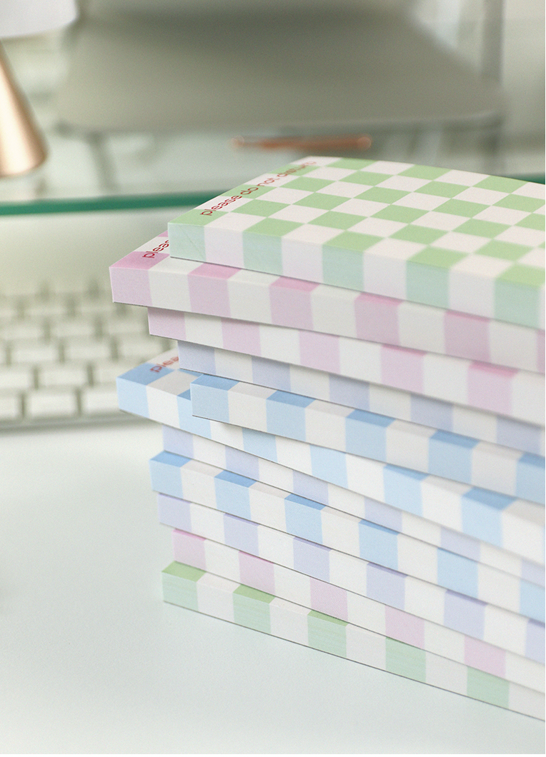 PAPER Checker memo pad
