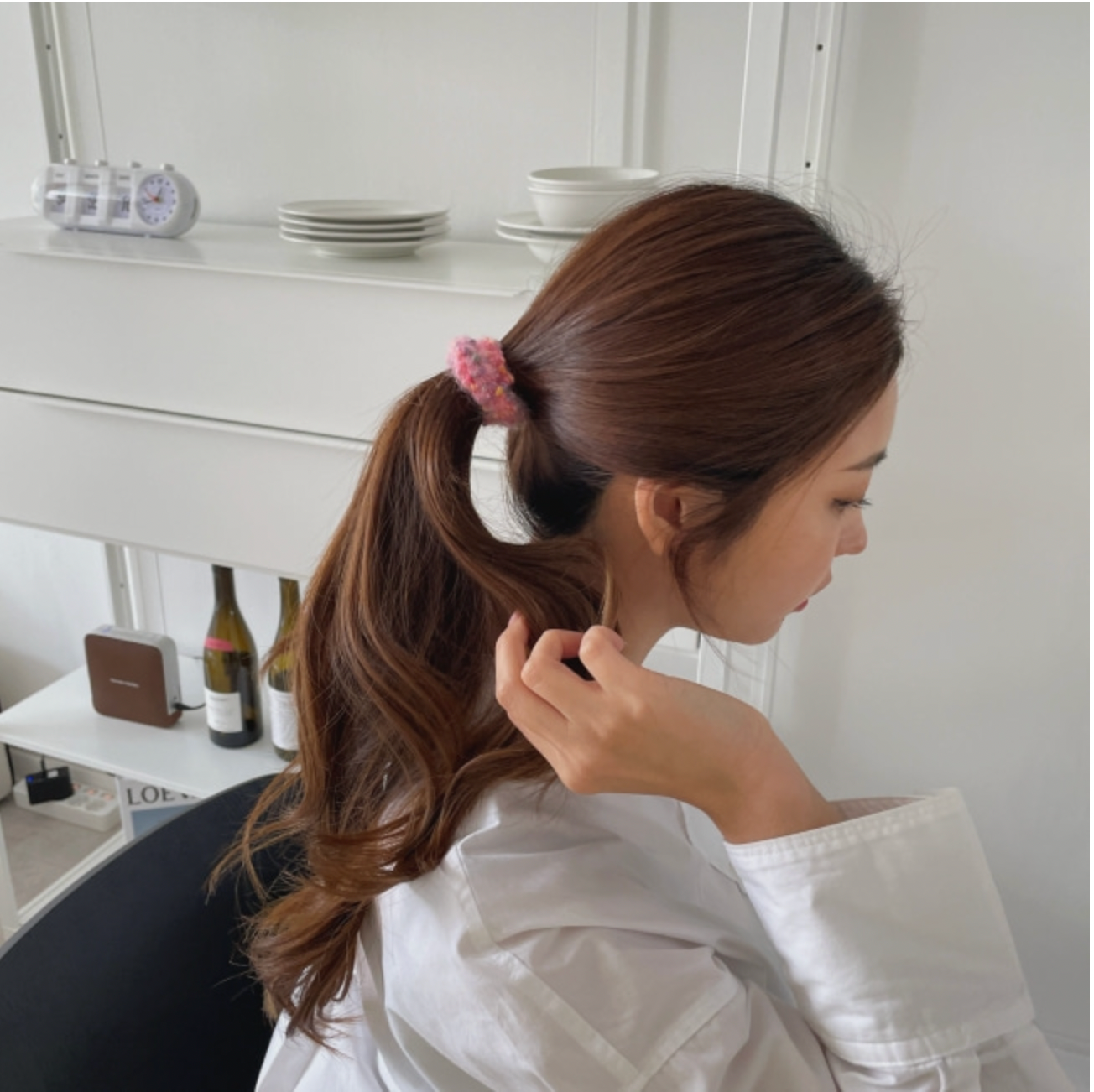 JADU Speckled hair tie