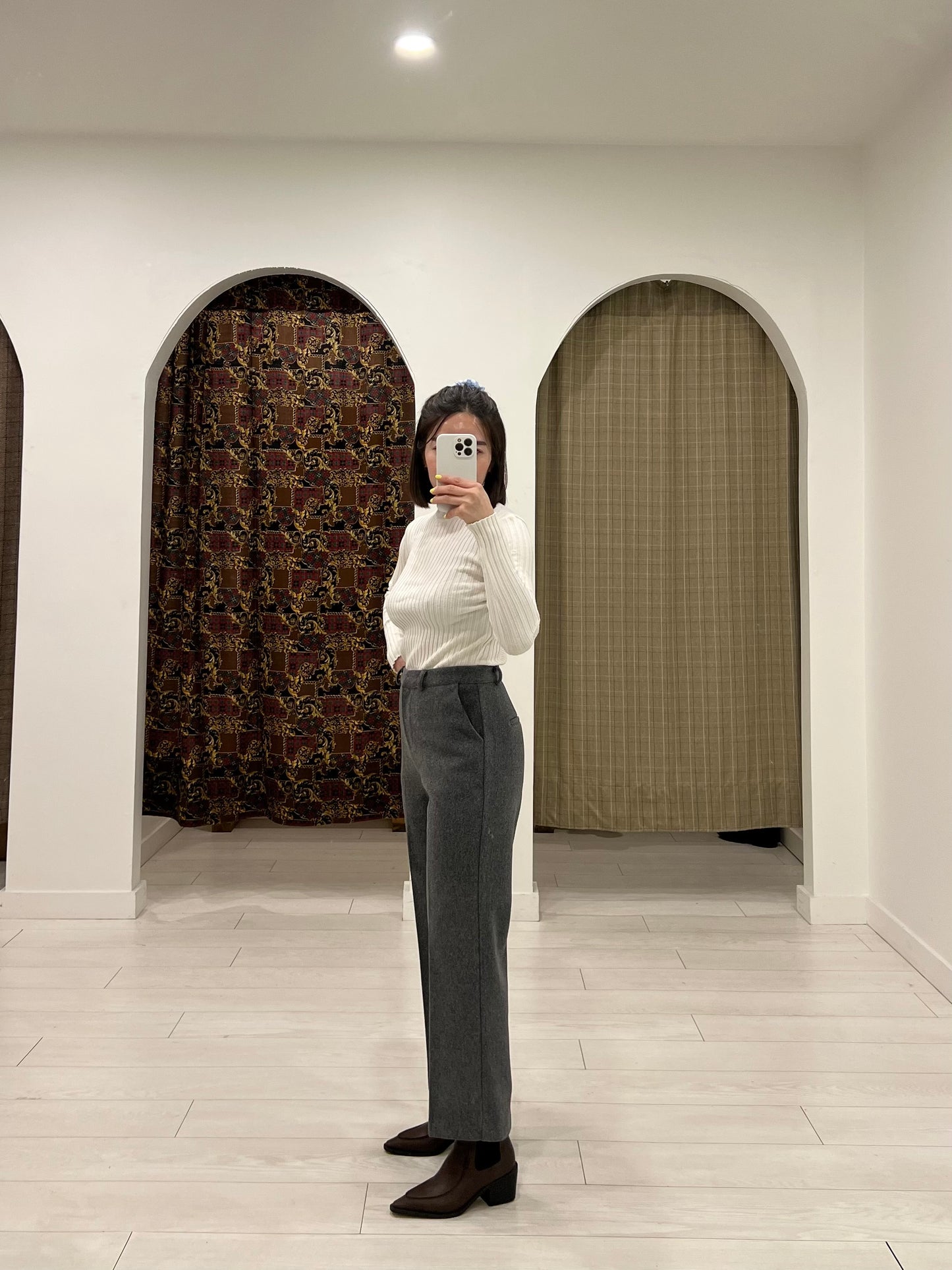 ELLIS Cropped wool dress pants