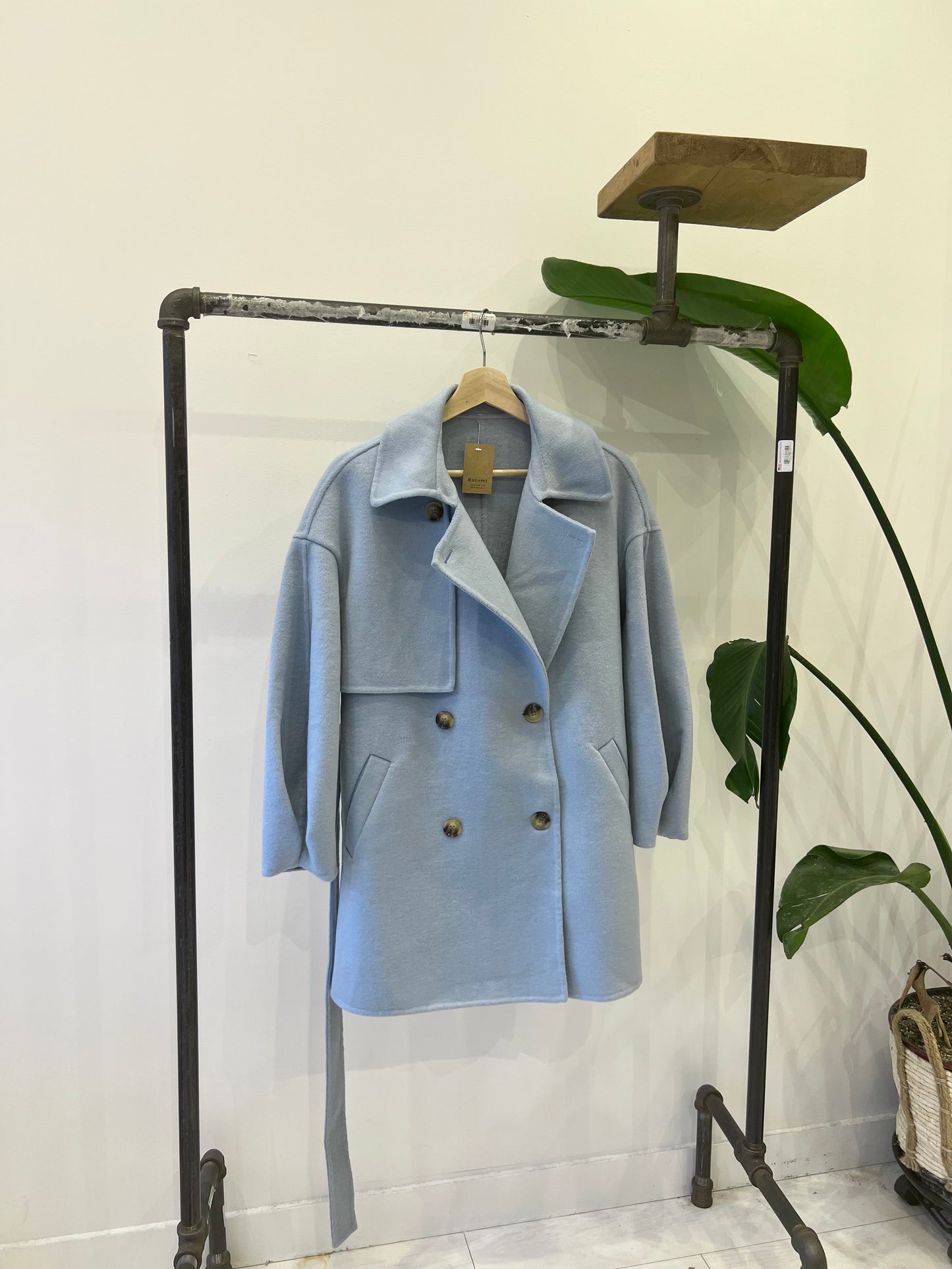 MURO Belted wool jacket