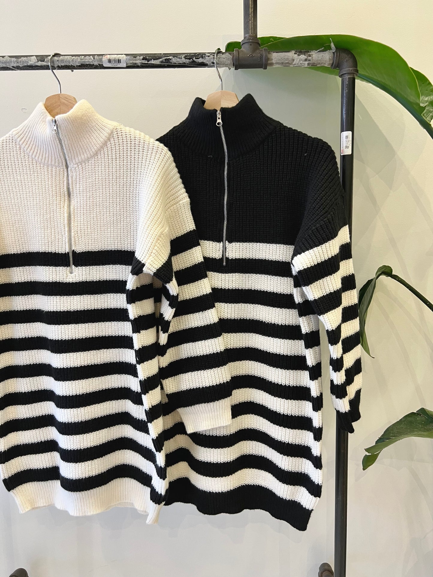 YOPLE Half zip up dress