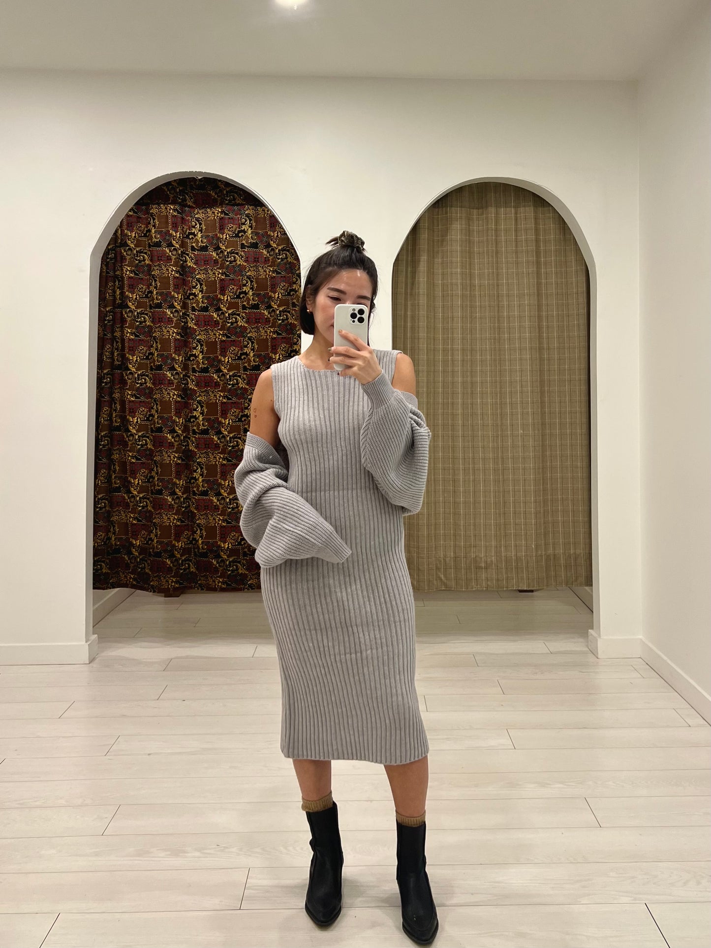 SAFE Wool dress shrug set