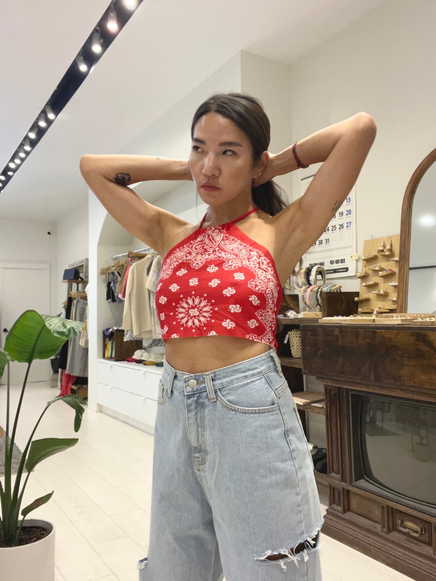 HOLIC Bandana halter top