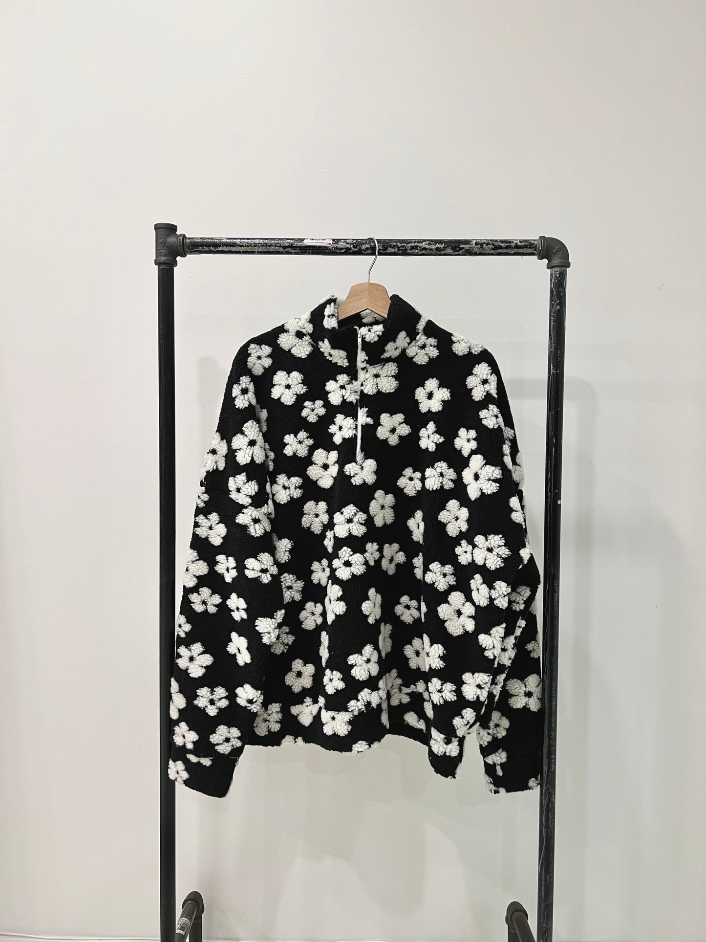 FLORA Half zip fleece top