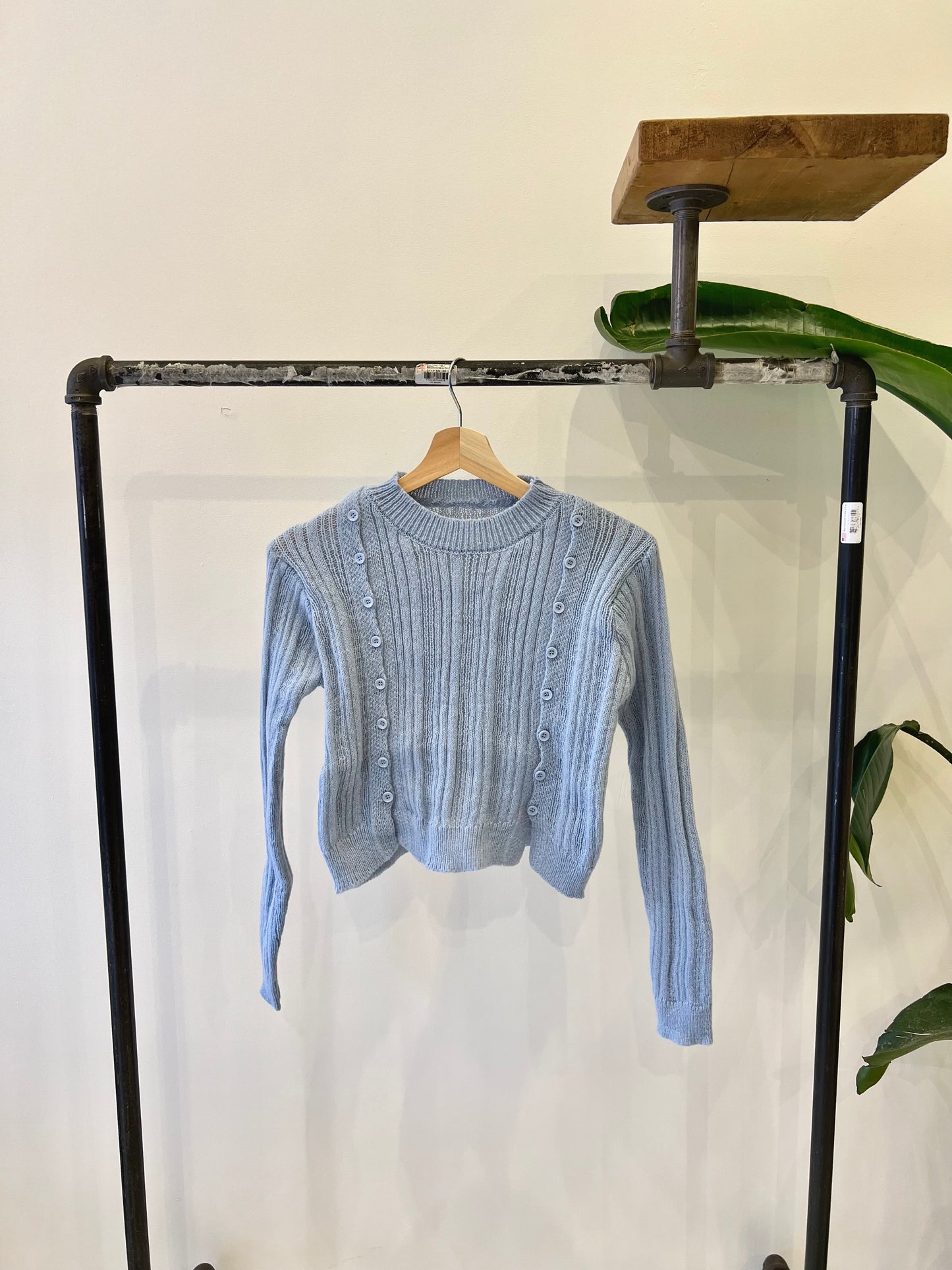 ALTI Open button knit top