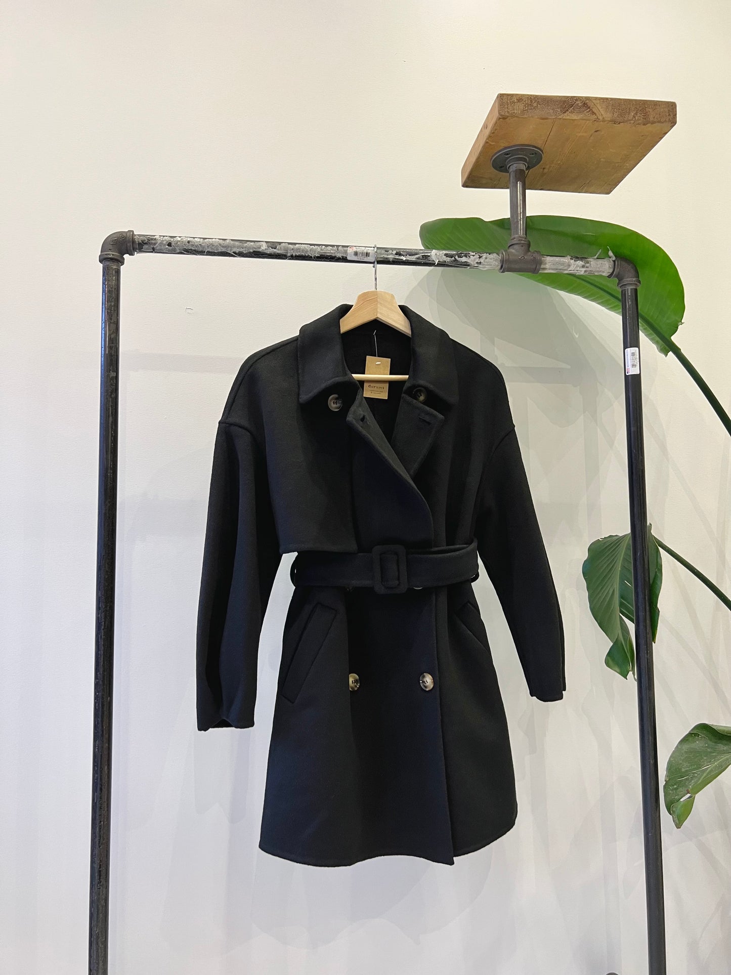 MURO Belted wool jacket