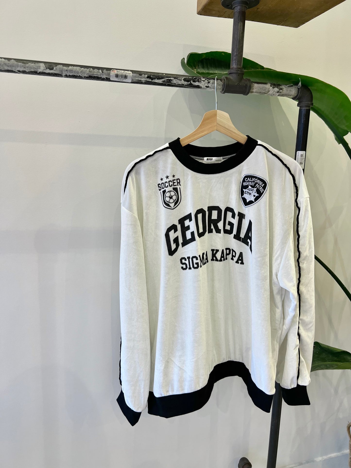 SIGMA Velvet jersey top