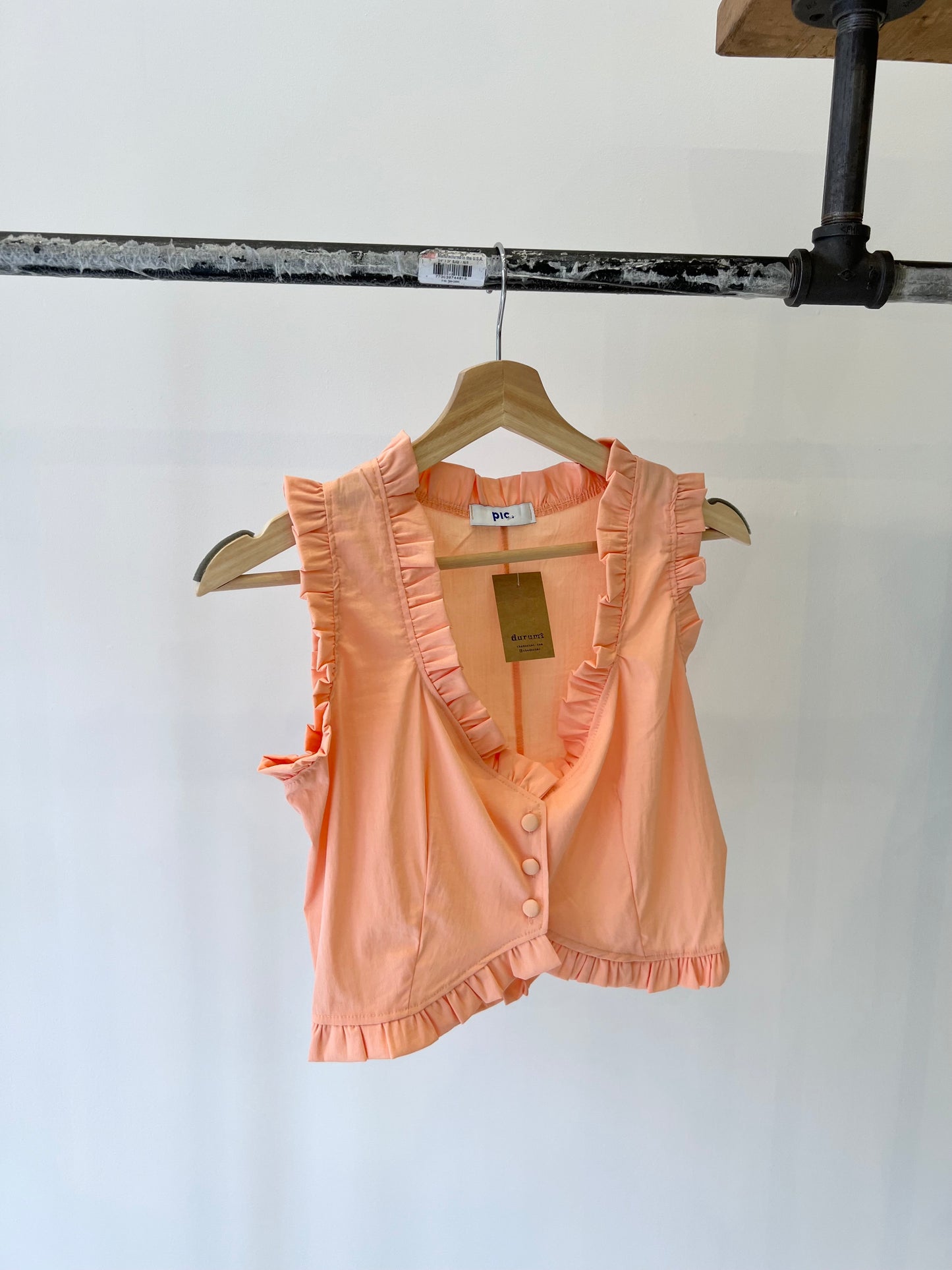 RANEL Frill tank shirt