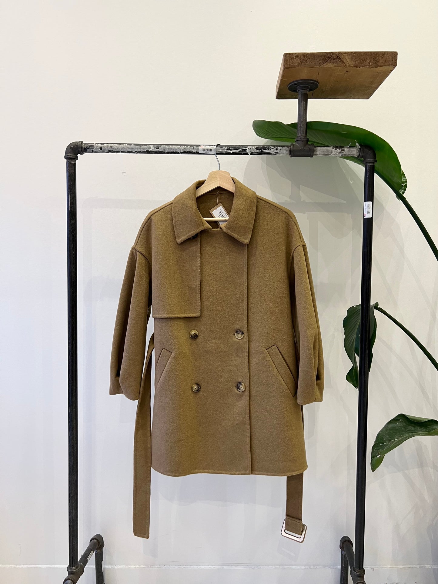 MURO Belted wool jacket