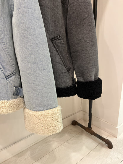 MICO Denim sherpa jacket