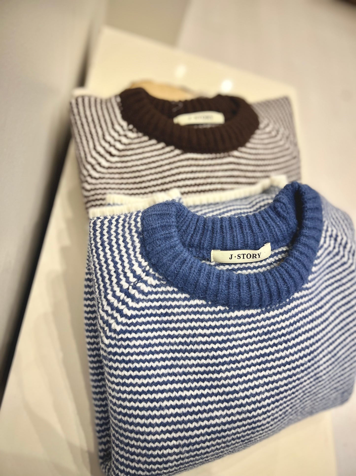 TOKU Stripe sweater