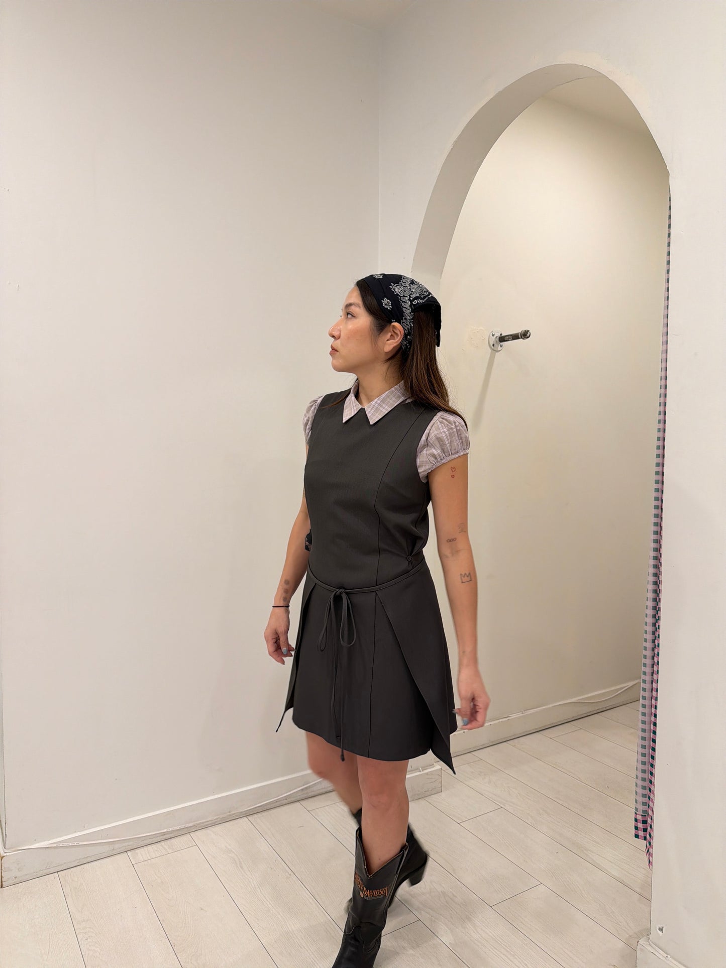 WILLOW Wrap-tie dress
