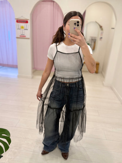 KAYA Sheer mesh dress