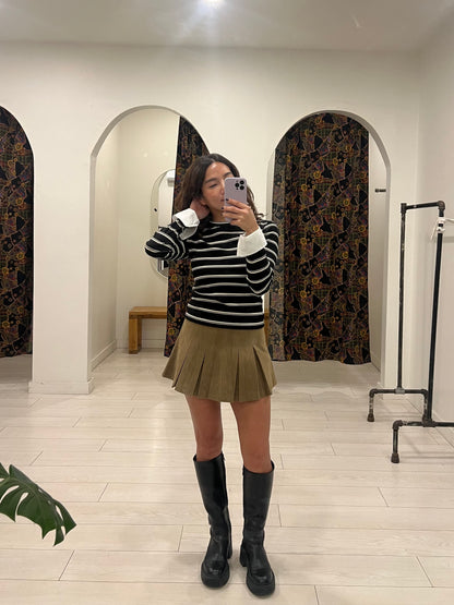 ZURL Corduroy mini skirt