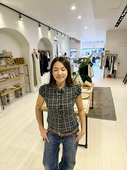 ODILE Gingham blouse