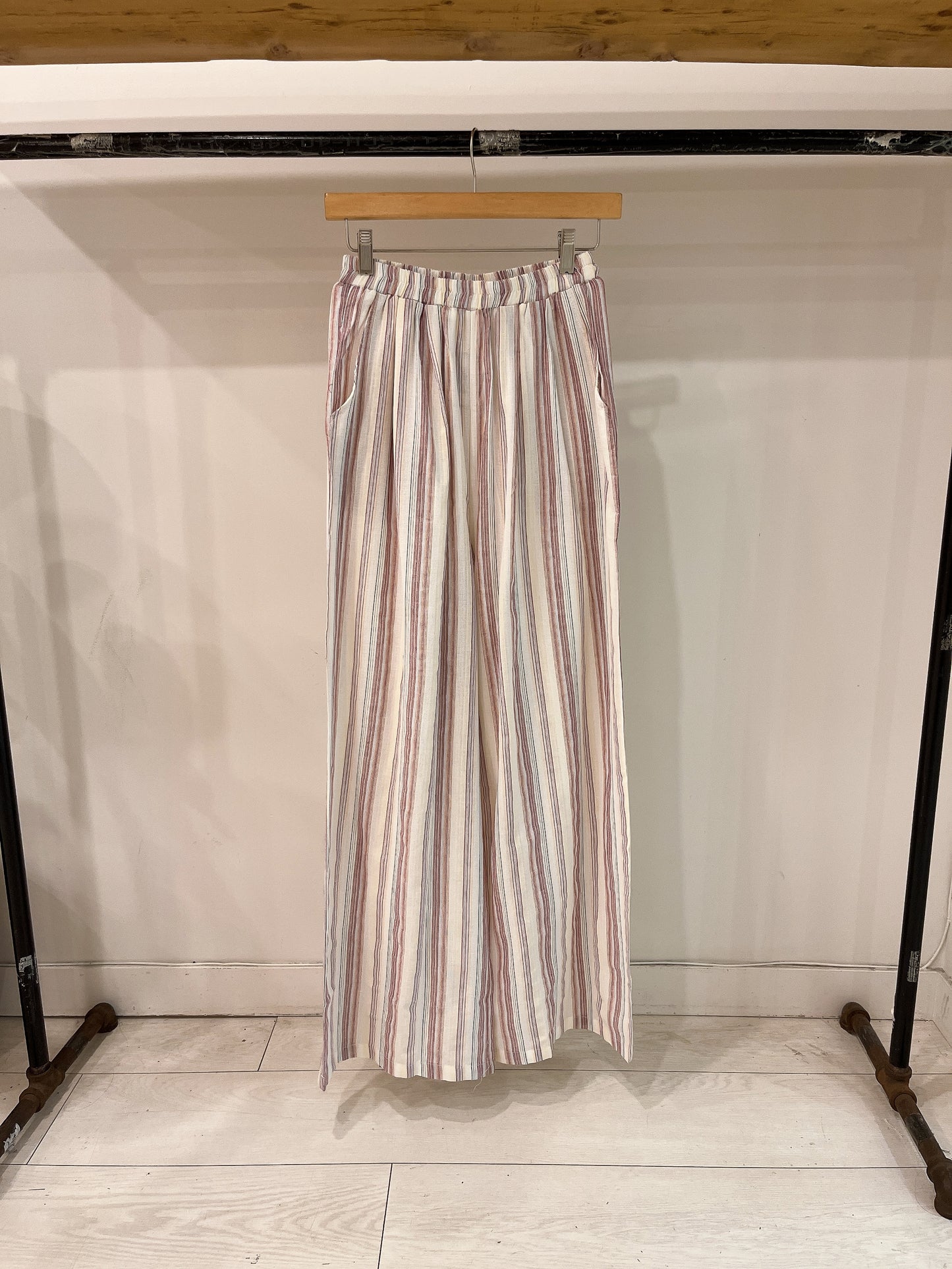 GEBO Stripe linen pants