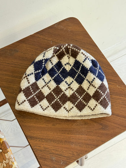 RATE Argyle beanie