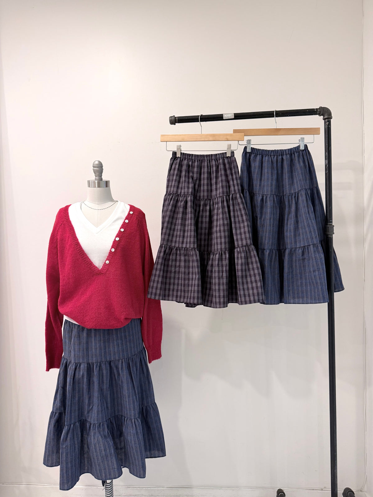 PERRIE Plaid skirt
