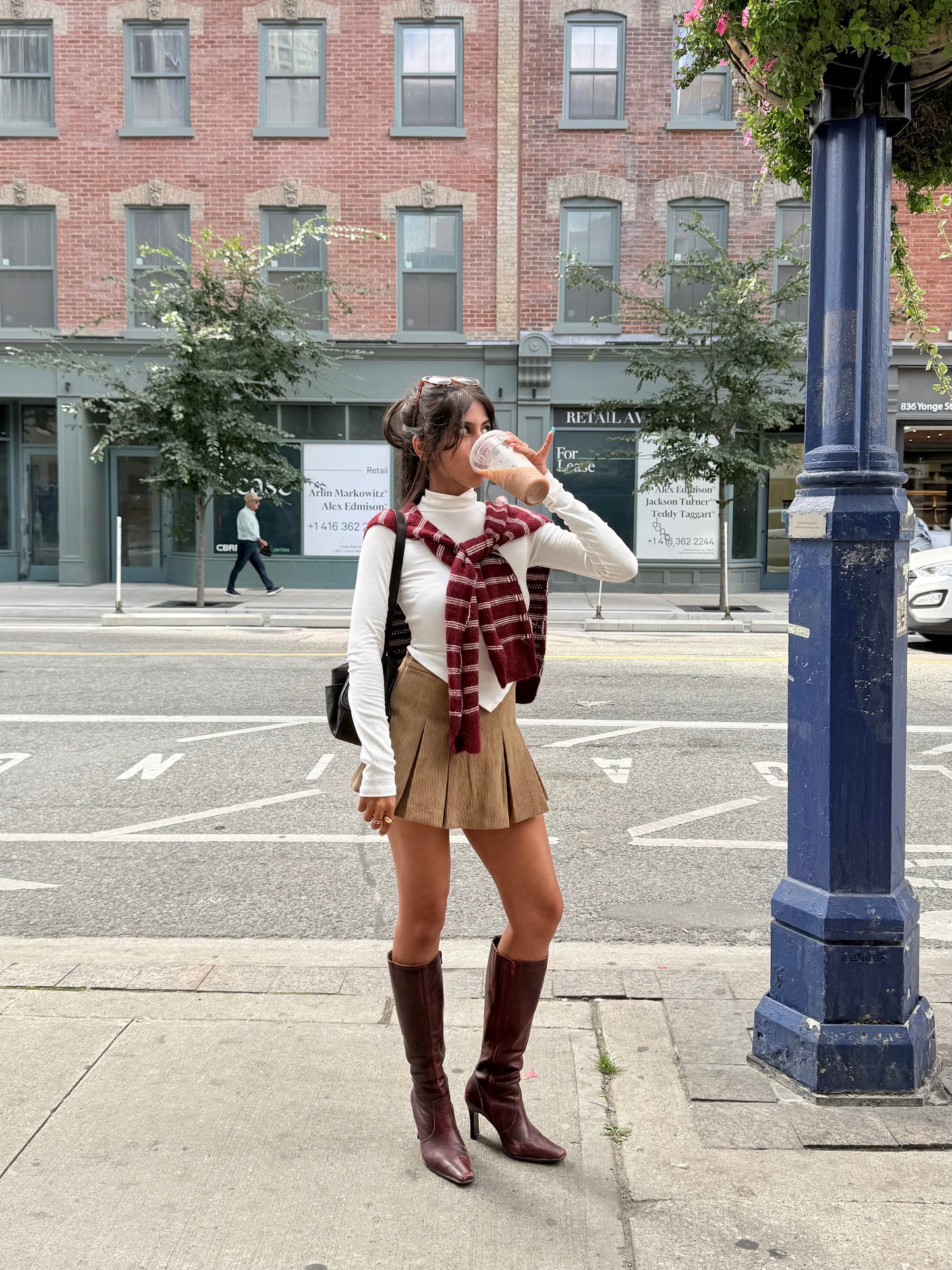 THIS Faux cardigan scarf