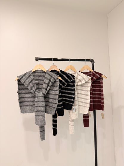 THIS Faux cardigan scarf