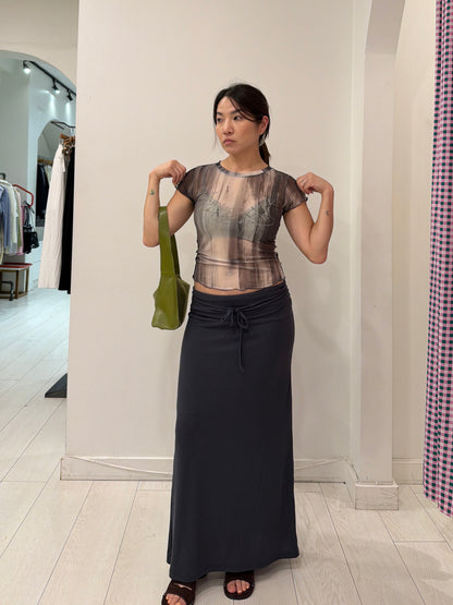 NAOMI Fold-over skirt