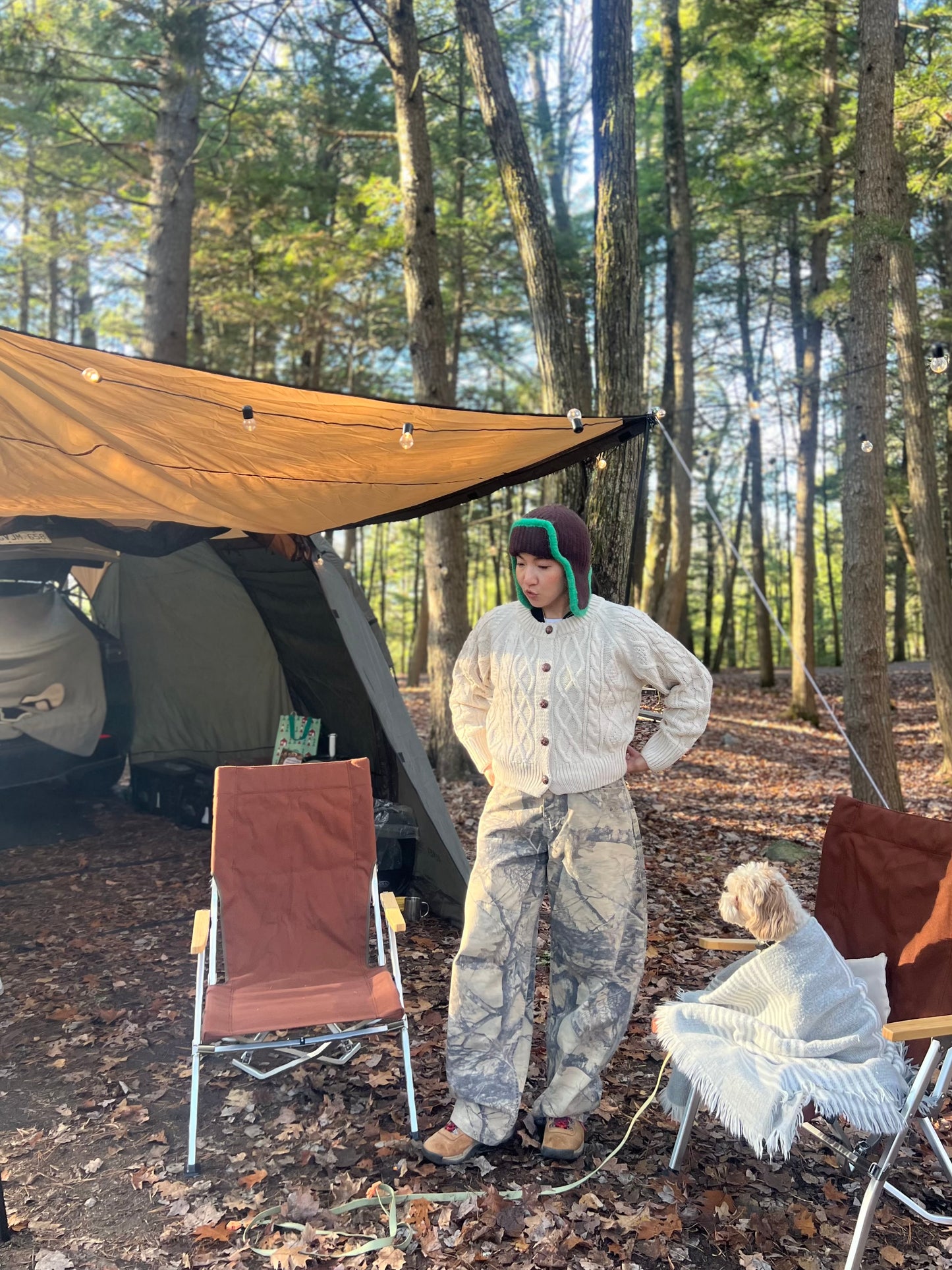 FATE Cable-knit cardigan