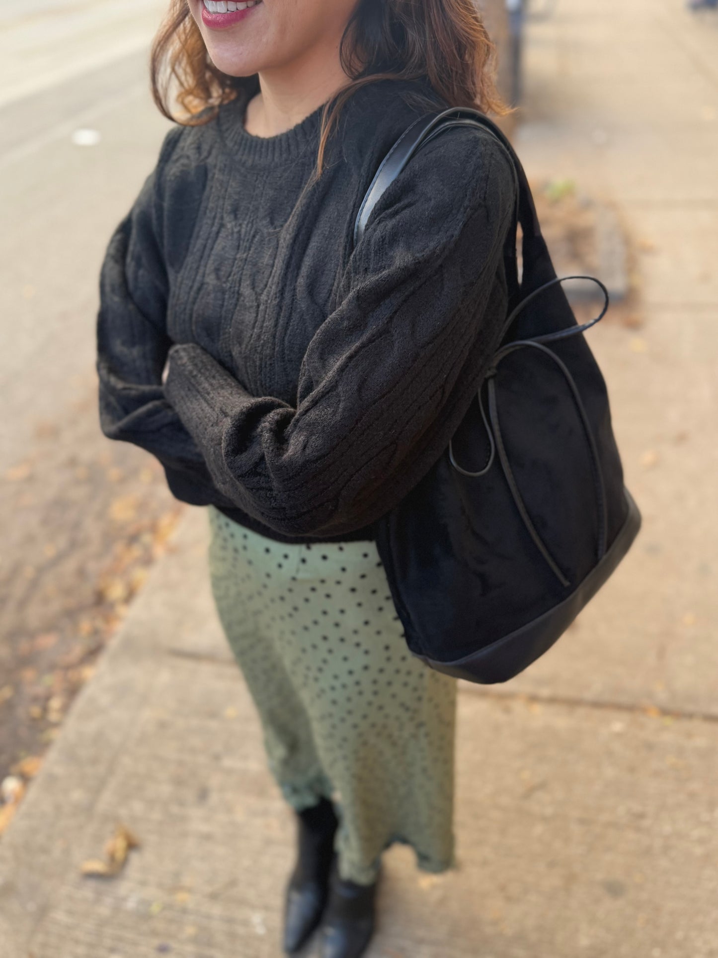 TIDE Cable-knit sweater