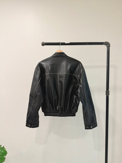 DAM Leather bomber jacket