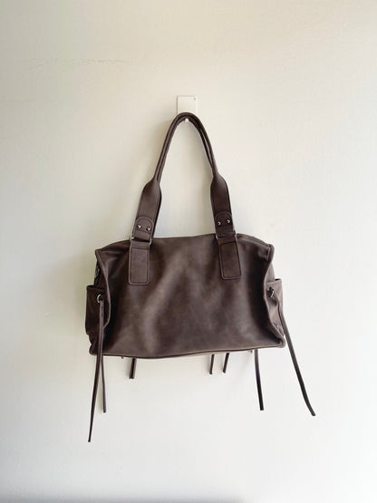 HARLOW Belted washed bag