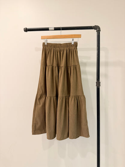 ZOUDY Corduroy maxi skirt