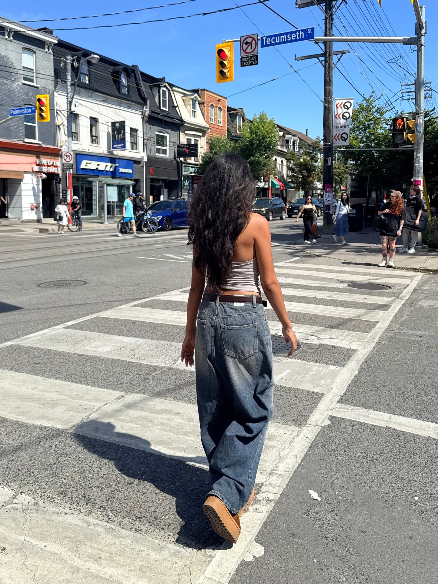 REY Acid washed baggy jeans