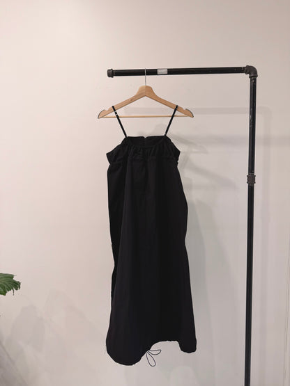 ELODIE Shirred maxi dress