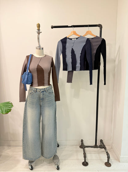 SOMBRE Ribbed top